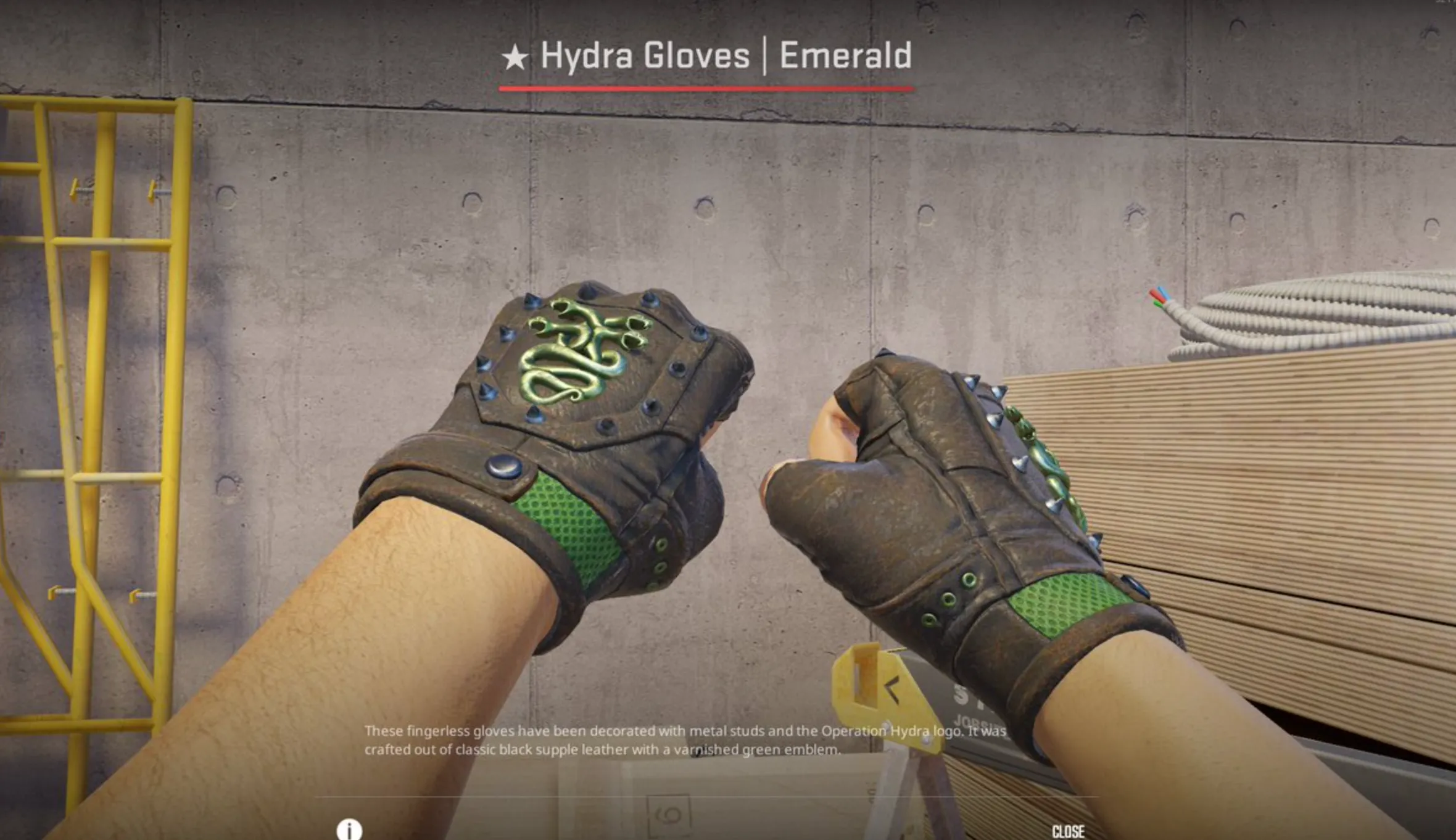 Hydra Gloves Emerald 200